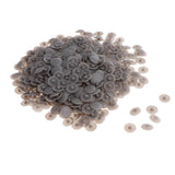Maxbell 500Pack Round Phillips Screw Hole Cover Furniture Decorative Screw Cap Gray