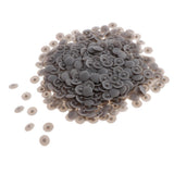 Maxbell 500Pack Round Phillips Screw Hole Cover Furniture Decorative Screw Cap Gray