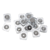 Maxbell 20 Silicone Chair Leg Caps Feet Pads Furniture Floor Protectors 22mm square