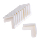 Max 10Pack Furniture Corner Protector Baby Proofing Corner Guard Bumper White