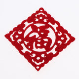 Maxbell red floral lantern DIY kits Non-woven fabric crafts handcrafts dog