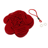 Maxbell red floral lantern DIY kits Non-woven fabric crafts handcrafts dog