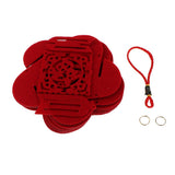 Maxbell red floral lantern DIY kits Non-woven fabric crafts handcrafts dog