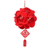 Maxbell red floral lantern DIY kits Non-woven fabric crafts handcrafts flower