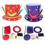 Maxbell EVA Foam Paper Hat Creative Kindergarten Art Children DIY Craft Toys red