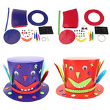 Maxbell EVA Foam Paper Hat Creative Kindergarten Art Children DIY Craft Toys red