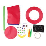 Maxbell EVA Foam Paper Hat Creative Kindergarten Art Children DIY Craft Toys red