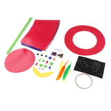 Maxbell EVA Foam Paper Hat Creative Kindergarten Art Children DIY Craft Toys red