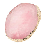 Maxbell Resin Imitation Agate Nail Art Palette Drink Coaster Cup Mat Decor Pink