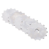 Maxbell 5Pcs Boxed 45mm Crochet Edge Skip Skip Stitch Rotary Cutter Blades 15 teeth