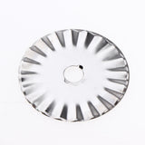Maxbell 3 Types 45mm Rotary Cutter Blades Perforating Skip Wave Blades with Case
