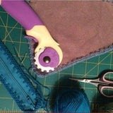 Maxbell 5Pcs Boxed 45mm Crochet Edge Skip Skip Stitch Rotary Cutter Blades 12 teeth