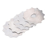 Maxbell 5Pcs Boxed 45mm Crochet Edge Skip Skip Stitch Rotary Cutter Blades 12 teeth