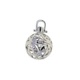 Maxbell 6pcs Mixed Filigree Cage Locket Pendant Necklace Findings