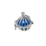 Maxbell 6pcs Mixed Filigree Cage Locket Pendant Necklace Findings