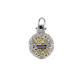 Maxbell 6pcs Mixed Filigree Cage Locket Pendant Necklace Findings