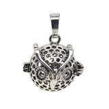 Maxbell 6pcs Mixed Filigree Cage Locket Pendant Necklace Findings