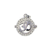 Maxbell 6pcs Mixed Filigree Cage Locket Pendant Necklace Findings