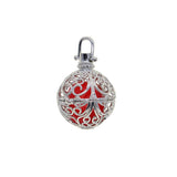 Maxbell 6pcs Mixed Filigree Cage Locket Pendant Necklace Findings
