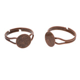 Maxbell 20x Adjustable Round Plate Ring Bases Copper