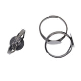 Maxbell 20x Adjustable Round Plate Ring Bases Gunmetal Black