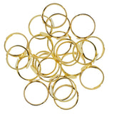 Maxbell 20x Adjustable Round Plate Ring Bases Golden