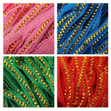 Max 136 Yard Crochet Lace Trim Ribbon Wedding Applique Dress Sewing Decor Craft Red