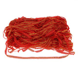 Max 136 Yard Crochet Lace Trim Ribbon Wedding Applique Dress Sewing Decor Craft Red
