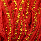 Max 136 Yard Crochet Lace Trim Ribbon Wedding Applique Dress Sewing Decor Craft Red