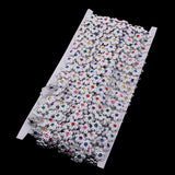 Maxbell 9m Crystal Rhinestone Close Chain Ribbon Trim for Wedding Party Decor Silver