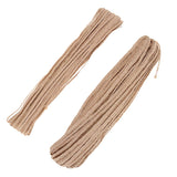 Max Natural Burlap Braided Ribbon Cord for DIY Decorations Packing Crafts 10mm