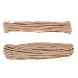 Max Natural Burlap Braided Ribbon Cord for DIY Decorations Packing Crafts 10mm