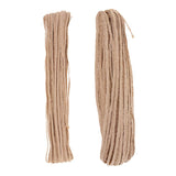 Max Natural Burlap Braided Ribbon Cord for DIY Decorations Packing Crafts 10mm