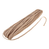 Max Natural Burlap Braided Ribbon Cord for DIY Decorations Packing Crafts 10mm