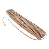 Max Natural Burlap Braided Ribbon Cord for DIY Decorations Packing Crafts 10mm