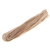 Max Natural Burlap Braided Ribbon Cord for DIY Decorations Packing Crafts 10mm