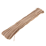 Max Natural Burlap Braided Ribbon Cord for DIY Decorations Packing Crafts 7-8mm