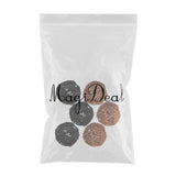 Maxbell 6Pcs 6cm Wicker Rattan Vine Ball DIY Ornaments Crafts  coffee black mixed