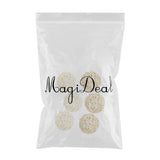 Maxbell 6Pcs 6cm Wicker Rattan Vine Ball DIY Ornaments Crafts  white  natural mixed