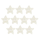 Maxbell 10pcs Star Rattan Wicker Ball Photo Props Wedding Home DIY Trinkets 6cm