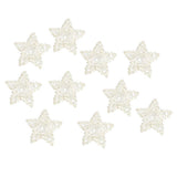 Maxbell 10pcs Star Rattan Wicker Ball Photo Props Wedding Home DIY Trinkets 6cm