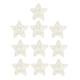Maxbell 10pcs Star Rattan Wicker Ball Photo Props Wedding Home DIY Trinkets 6cm