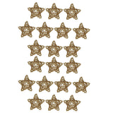 Maxbell 10Pcs Natural Wicker Rattan Vine Balls Wood Star Ornaments Party Decor 6cm