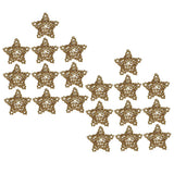 Maxbell 10Pcs Natural Wicker Rattan Vine Balls Wood Star Ornaments Party Decor 6cm