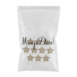 Maxbell 10Pcs Natural Wicker Rattan Vine Balls Wood Star Ornaments Party Decor 6cm