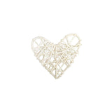 Max 10Pcs Heart Rattan Wicker Ball Photo Props Wedding Home DIY Trinkets  8cm