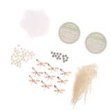 Maxbell 1Set Dragonfly Charms Pearls Beads Hair Accessory Findings DIY Wedding Bride