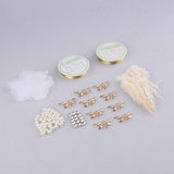 Maxbell 1Set Dragonfly Charms Pearls Beads Hair Accessory Findings DIY Wedding Bride