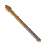 Maxbell Carbide Cross Spear Head Glass Marble Tile Thread Drill Bits 6mm