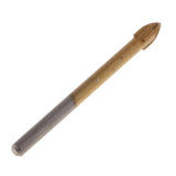 Maxbell Carbide Cross Spear Head Glass Marble Tile Thread Drill Bits 6mm